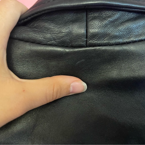 Maje leather jacket - genuine leather size 40 (S/M) - Picture 12 of 14